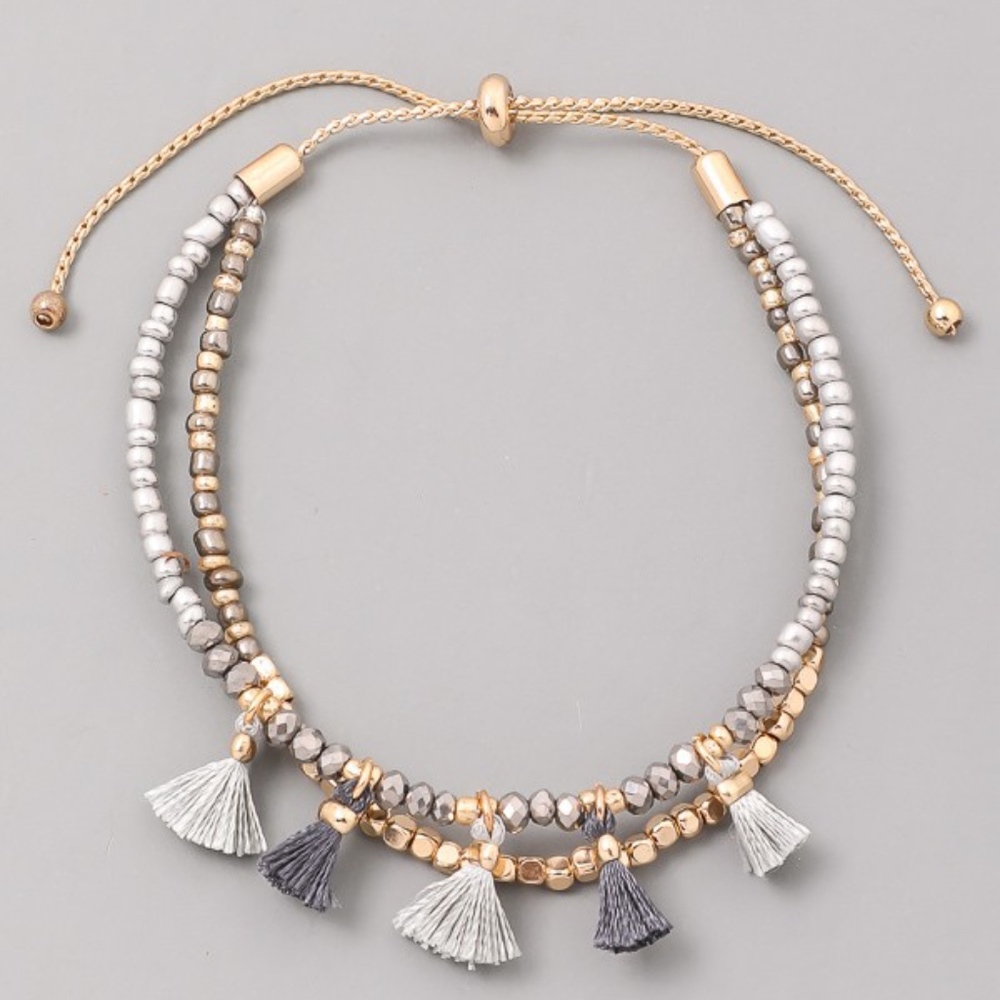 Beaded Tassel Bracelet - Picture 1 of 1